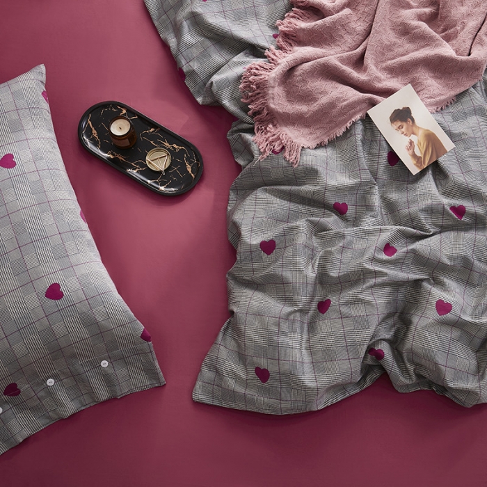 91家纺网 家纺一手货源 找家纺 优然居家纺 2019活性印花四件套新款 英格