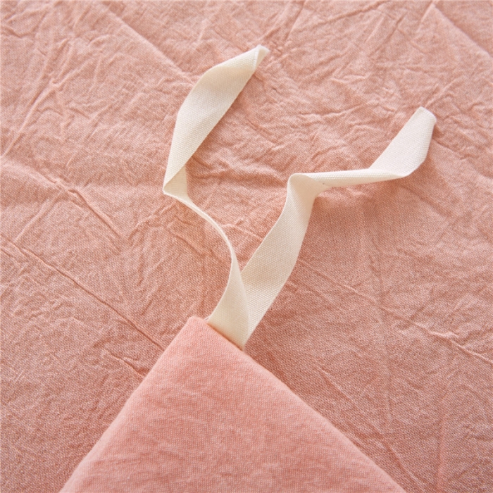 91家纺网 家纺一手货源 找家纺 例外Home 水洗棉四件套床单款素玉