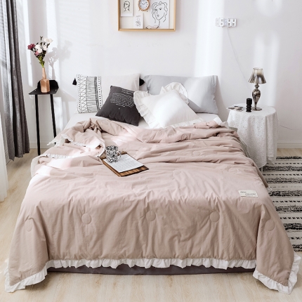 91家纺网 家纺一手货源 找家纺 （总）例外 2020新款水洗棉夏被-Luna