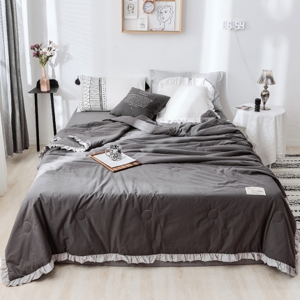 91家纺网 家纺一手货源 找家纺 （总）例外 2020新款水洗棉夏被-Luna