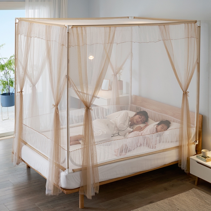 91家纺网 家纺一手货源 找家纺 （清仓）原价145元现价100（清仓）（总）防摔坐床蚊帐