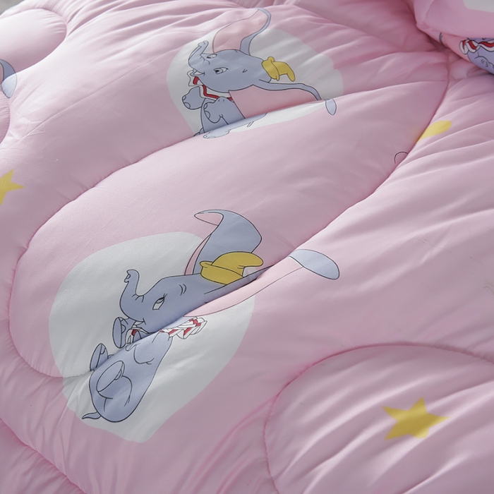 91家纺网 家纺一手货源 找家纺 畅销被业 2021新款印花冬被 小飞象