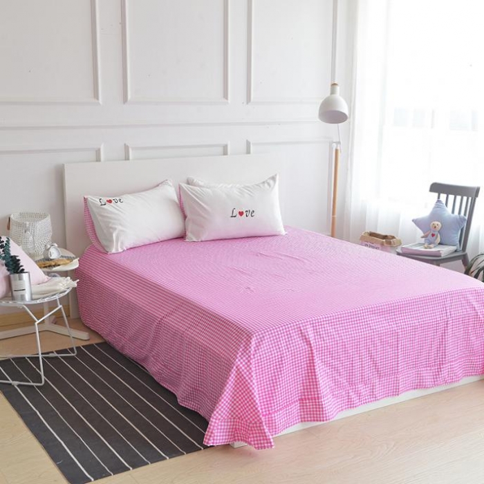 91家纺网 家纺一手货源 找家纺 艾米家居 全棉绣花四件套简单爱