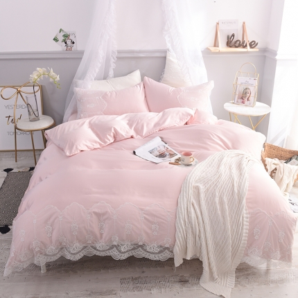 91家纺网 家纺一手货源 找家纺 （总）艾米家居 水洗真丝四件套纯真系列