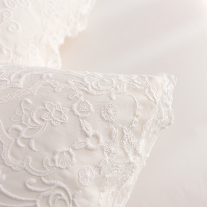 91家纺网 家纺一手货源 找家纺 艾米家居 水洗真丝四件套纯真系列 奶白色