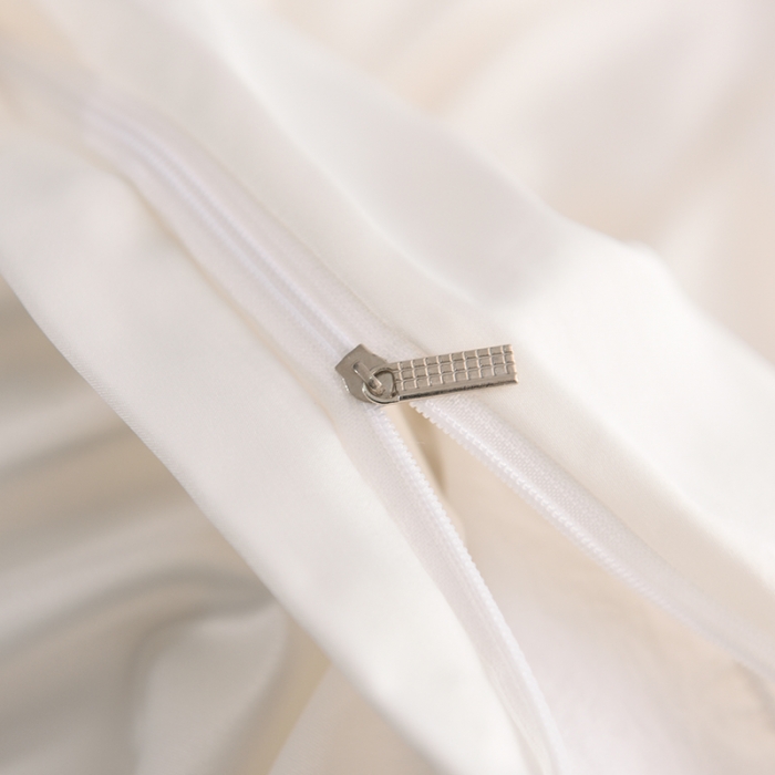 91家纺网 家纺一手货源 找家纺 艾米家居 水洗真丝四件套纯真系列 奶白色