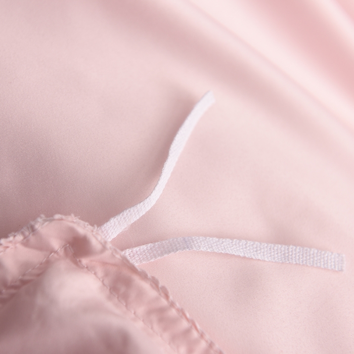 91家纺网 家纺一手货源 找家纺 艾米家居 水洗真丝四件套纯真系列 粉玉色