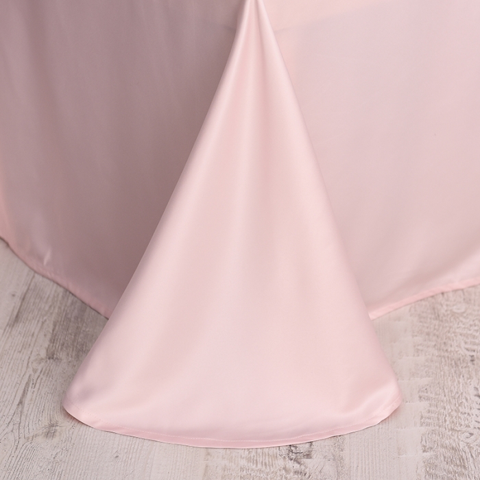 91家纺网 家纺一手货源 找家纺 艾米家居 水洗真丝四件套纯真系列 粉玉色