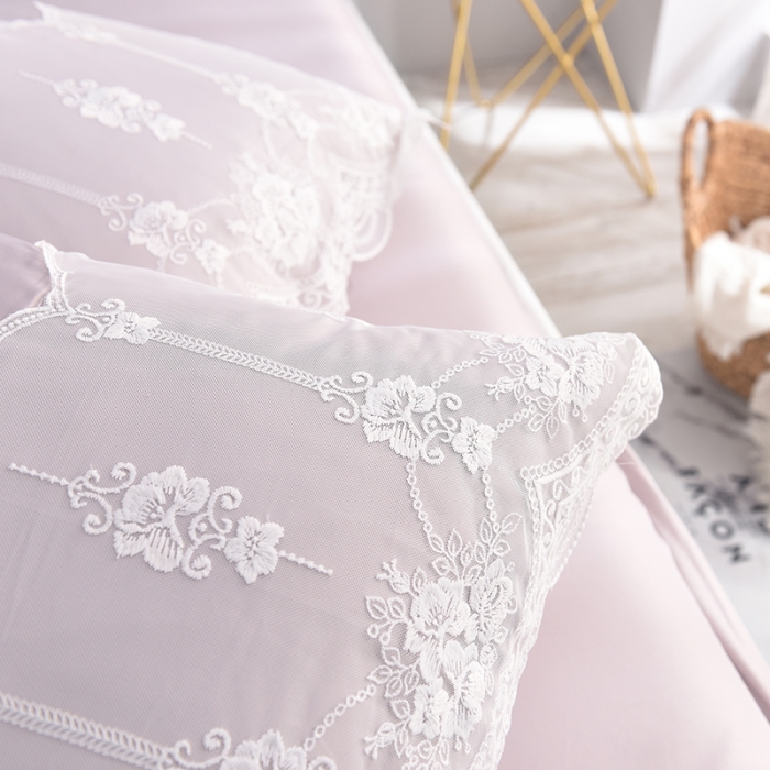 91家纺网 家纺一手货源 找家纺 艾米家居 水洗真丝四件套纯真系列 浅香槟色