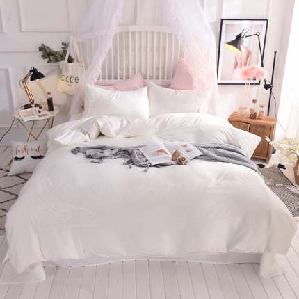 91家纺网 家纺一手货源 找家纺 （总）艾米家居18年新款水洗真丝四件套（床单床笠款）床单款