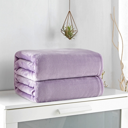 91家纺网 家纺一手货源 找家纺 （总）来菲毛毯 320克金貂绒纯色毛毯加厚盖毯毯子1.5公斤