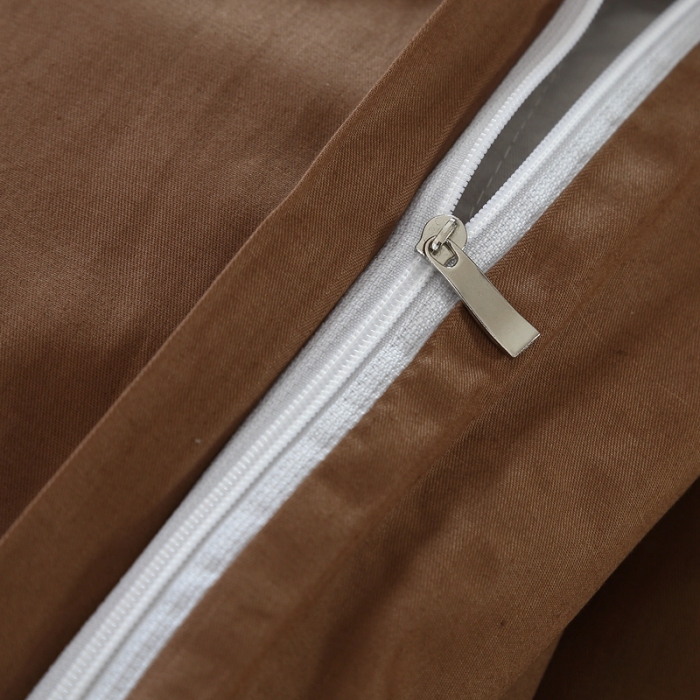 91家纺网 家纺一手货源 找家纺 拼社家纺 纯色单品被套  胡桃咖