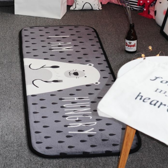 91家纺网 家纺一手货源 找家纺 昔可家纺 长条地垫瑜伽垫爬爬垫贪吃熊