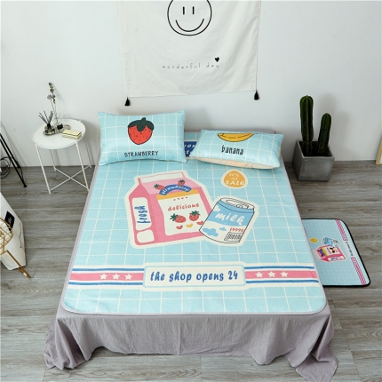 91家纺网 家纺一手货源 找家纺 （总）昔可家纺 2017冰丝席系列