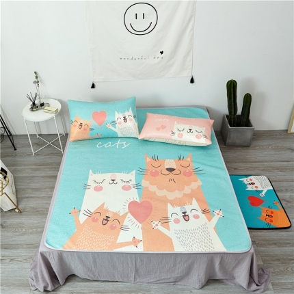 91家纺网 家纺一手货源 找家纺 （总）昔可家纺 2017冰丝席系列