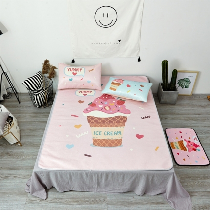 91家纺网 家纺一手货源 找家纺 （总）昔可家纺 2017冰丝席系列