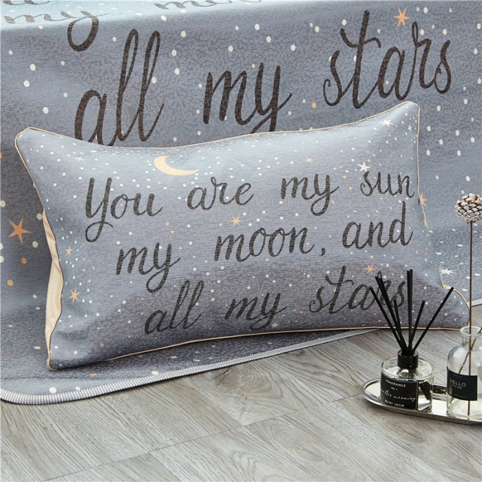 91家纺网 家纺一手货源 找家纺 昔可家纺 2017冰丝席系列星空