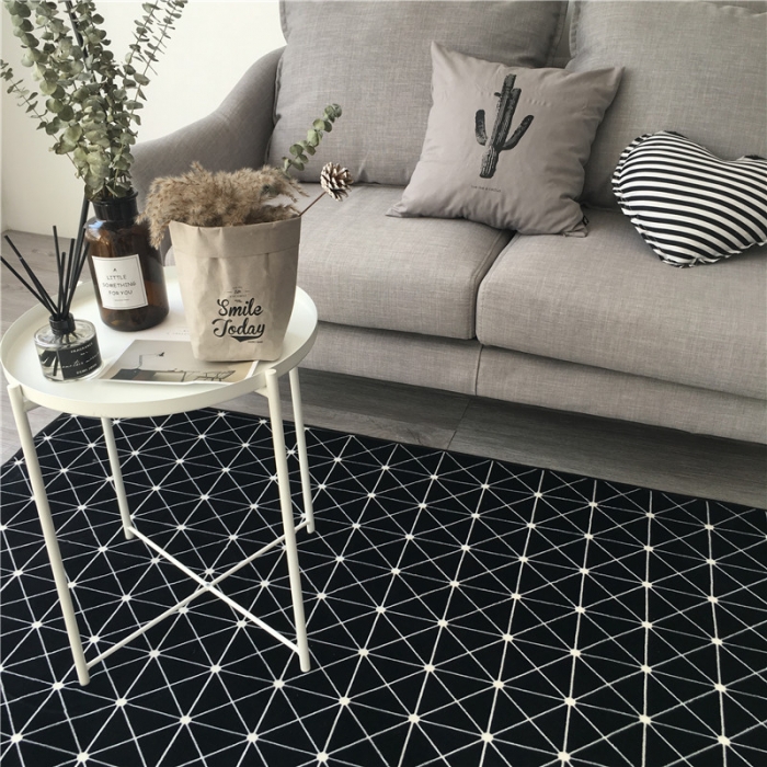 91家纺网 家纺一手货源 找家纺 昔可家纺 新款地垫 昔格调