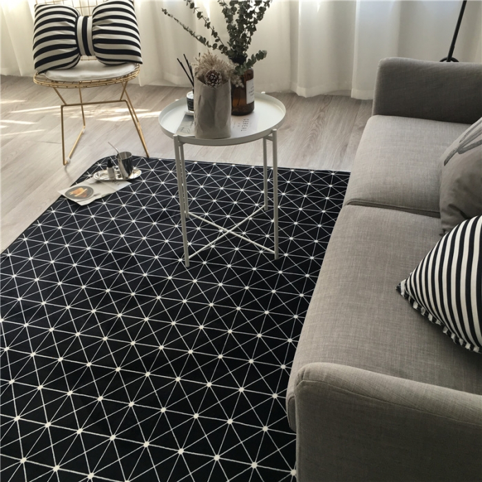 91家纺网 家纺一手货源 找家纺 昔可家纺 新款地垫 昔格调