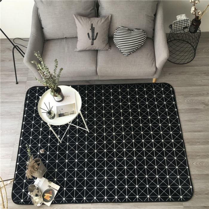 91家纺网 家纺一手货源 找家纺 昔可家纺 新款地垫 昔格调