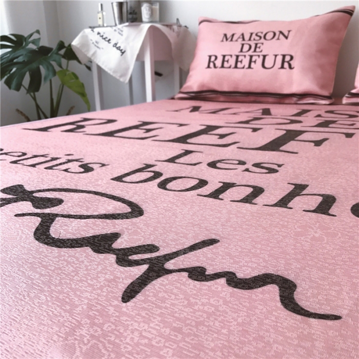 91家纺网 家纺一手货源 找家纺 昔可家纺 2017冰丝席系列女神梨花