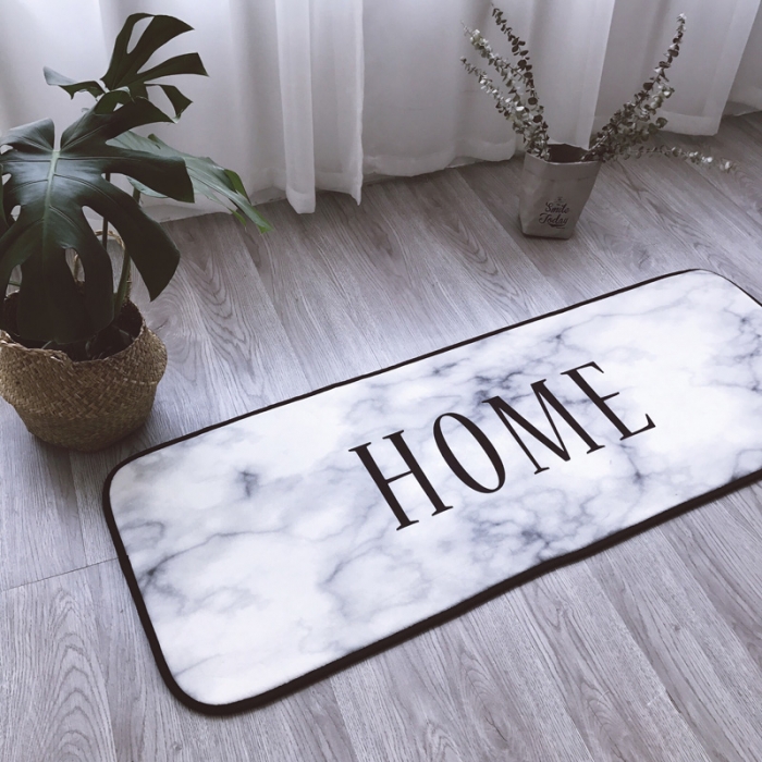 91家纺网 家纺一手货源 找家纺 昔可家纺 2017新款长条地垫Home