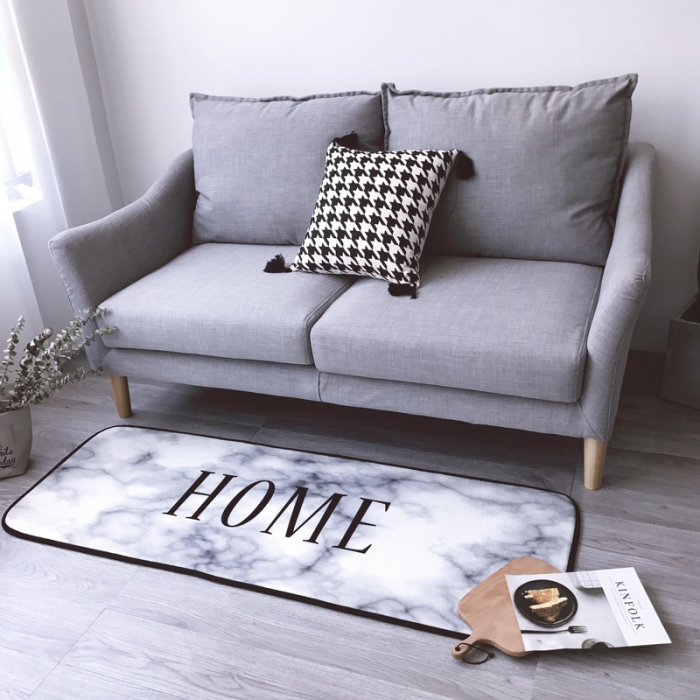 91家纺网 家纺一手货源 找家纺 昔可家纺 2017新款长条地垫Home