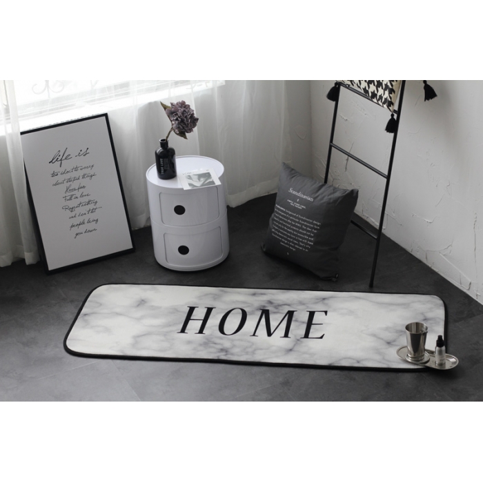 91家纺网 家纺一手货源 找家纺 昔可家纺 2017新款长条地垫Home