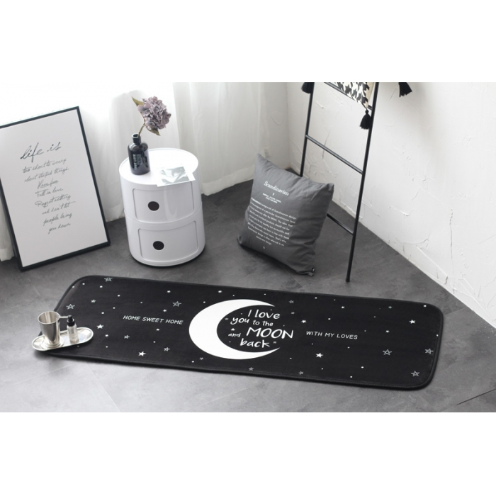 91家纺网 家纺一手货源 找家纺 昔可家纺 2017新款长条地垫Moon