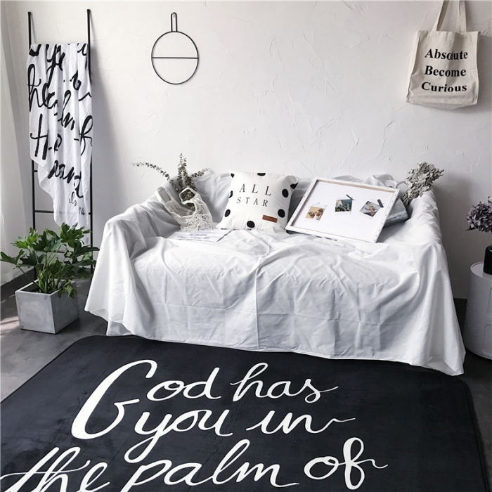 91家纺网 家纺一手货源 找家纺 （总）昔可家纺 简约新款地垫