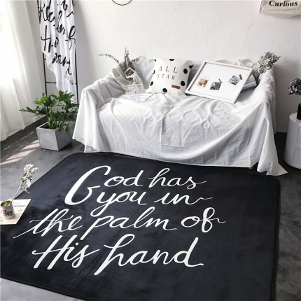 昔可家纺 简约新款地垫 God