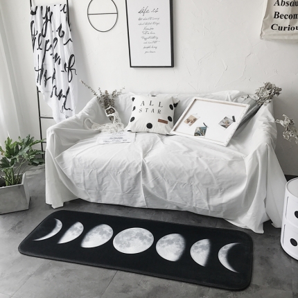 91家纺网 家纺一手货源 找家纺 昔可家纺 8月份新款长条地垫月球