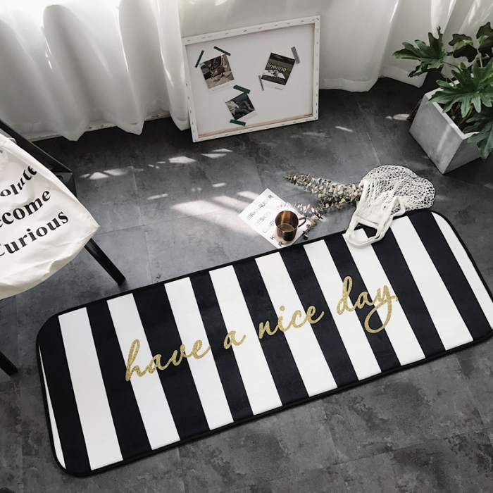 91家纺网 家纺一手货源 找家纺 昔可家纺 8月份新款长条地垫niceday