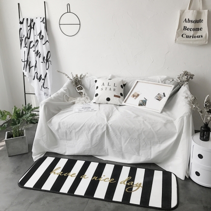 昔可家纺 8月份新款长条地垫niceday