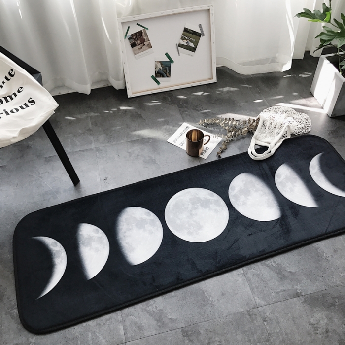 91家纺网 家纺一手货源 找家纺 昔可家纺 8月份新款长条地垫月球