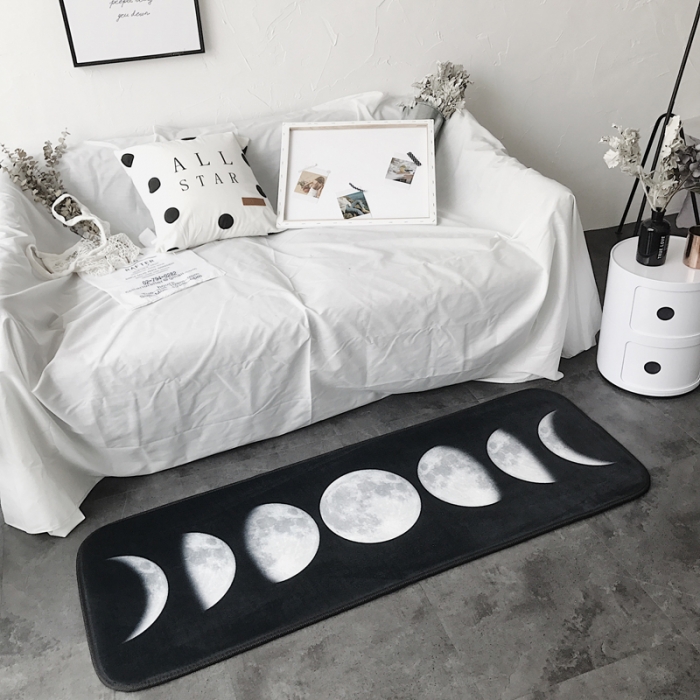 91家纺网 家纺一手货源 找家纺 昔可家纺 8月份新款长条地垫月球