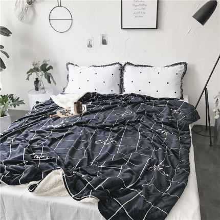 91家纺网 家纺一手货源 找家纺 （总）2017新款爆款羊羔绒毯