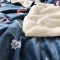 91家纺网 家纺一手货源 找家纺 昔可家纺 圣诞火鸟系列羊羔绒毯