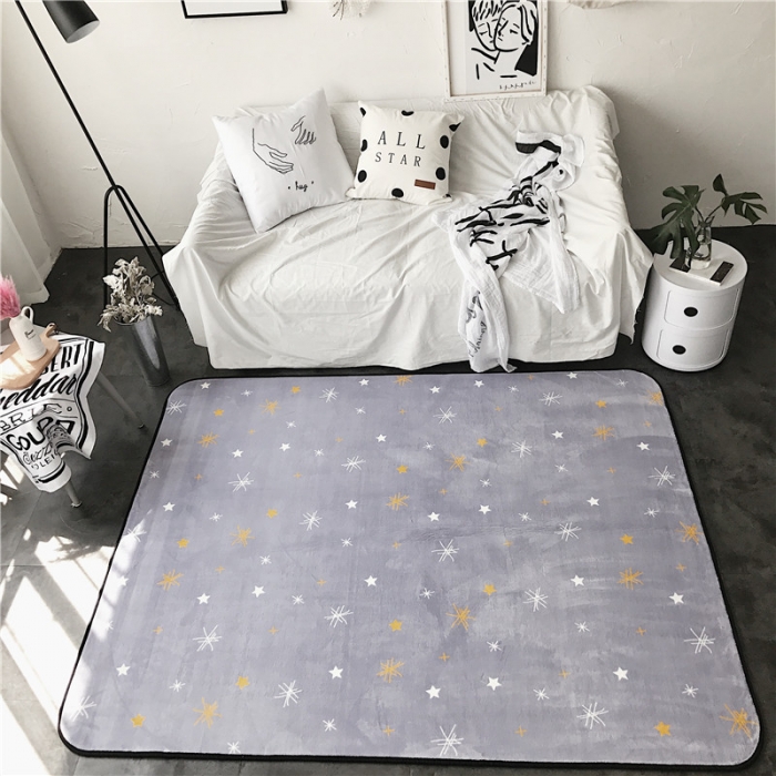 91家纺网 家纺一手货源 找家纺 昔可家纺 9月份新花色地垫 星辰