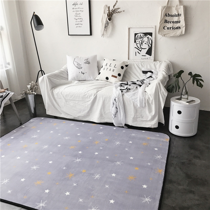 91家纺网 家纺一手货源 找家纺 昔可家纺 9月份新花色地垫 星辰