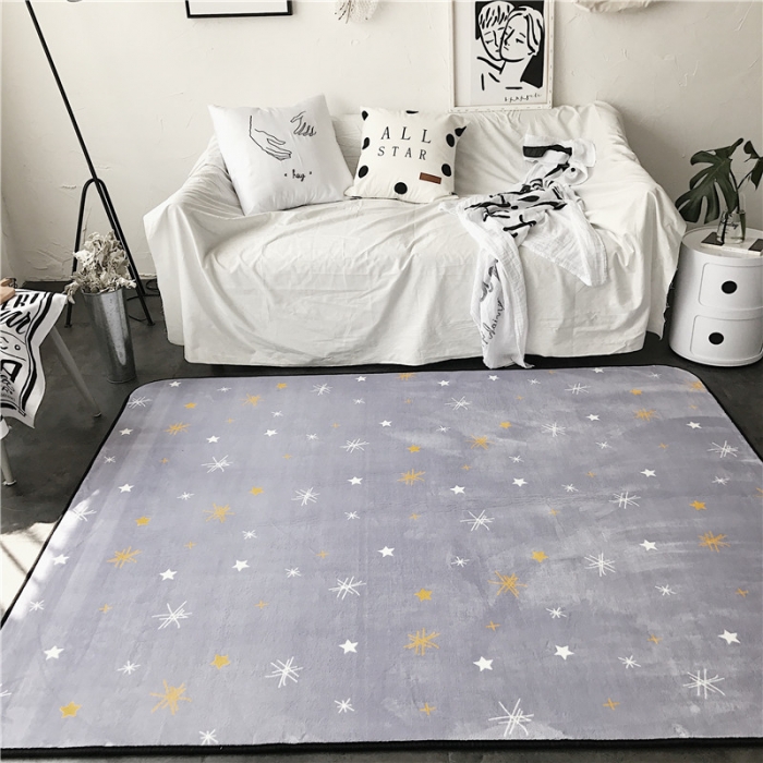 91家纺网 家纺一手货源 找家纺 昔可家纺 9月份新花色地垫 星辰