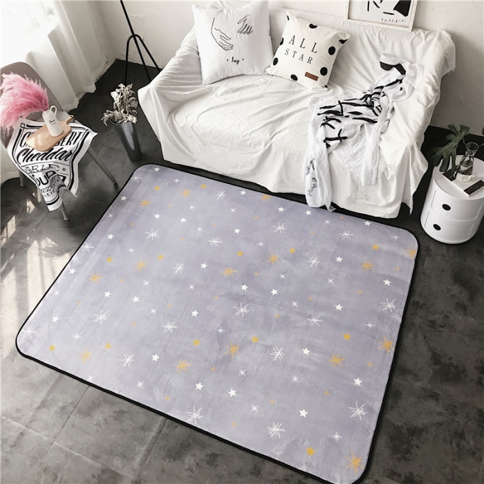 91家纺网 家纺一手货源 找家纺 昔可家纺 9月份新花色地垫 星辰