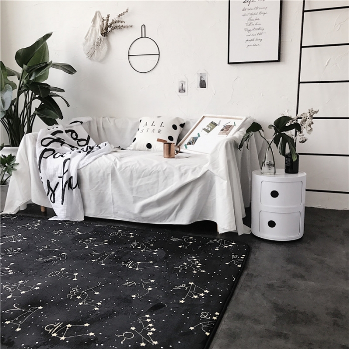 91家纺网 家纺一手货源 找家纺 昔可家纺 9月份新花色地垫 星座