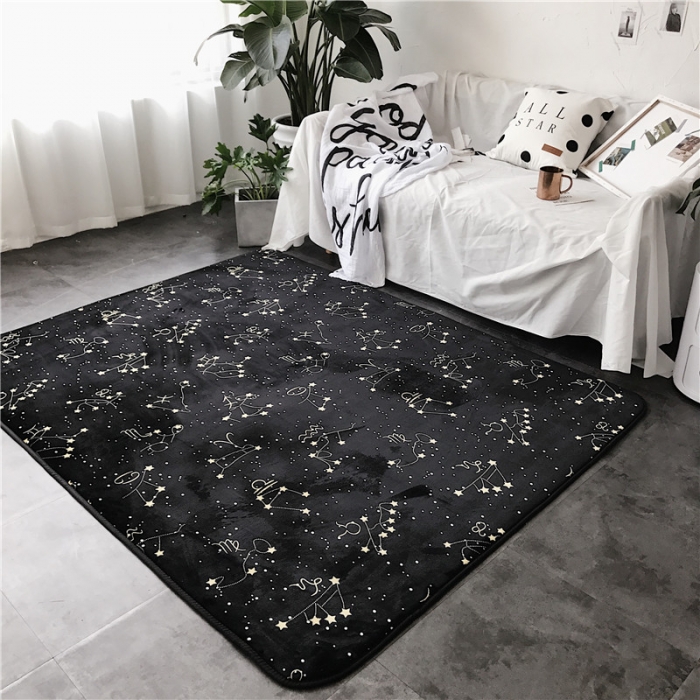 91家纺网 家纺一手货源 找家纺 昔可家纺 9月份新花色地垫 星座