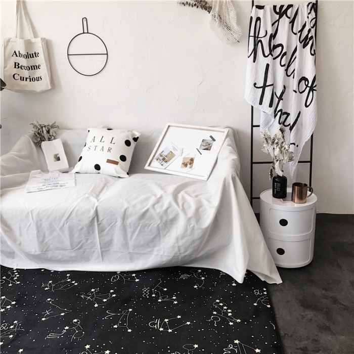 91家纺网 家纺一手货源 找家纺 昔可家纺 9月份新花色地垫 星座