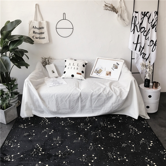 91家纺网 家纺一手货源 找家纺 昔可家纺 9月份新花色地垫 星座