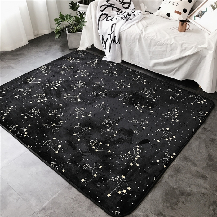 91家纺网 家纺一手货源 找家纺 昔可家纺 9月份新花色地垫 星座