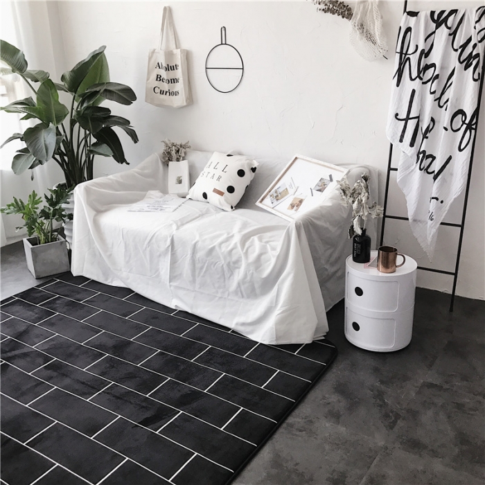 91家纺网 家纺一手货源 找家纺 昔可家纺 9月份新花色地垫 砖块