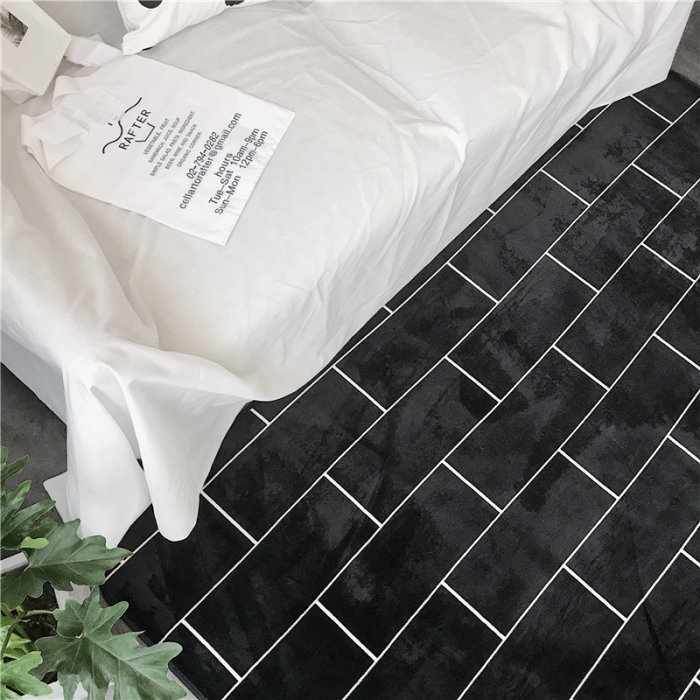 91家纺网 家纺一手货源 找家纺 昔可家纺 9月份新花色地垫 砖块