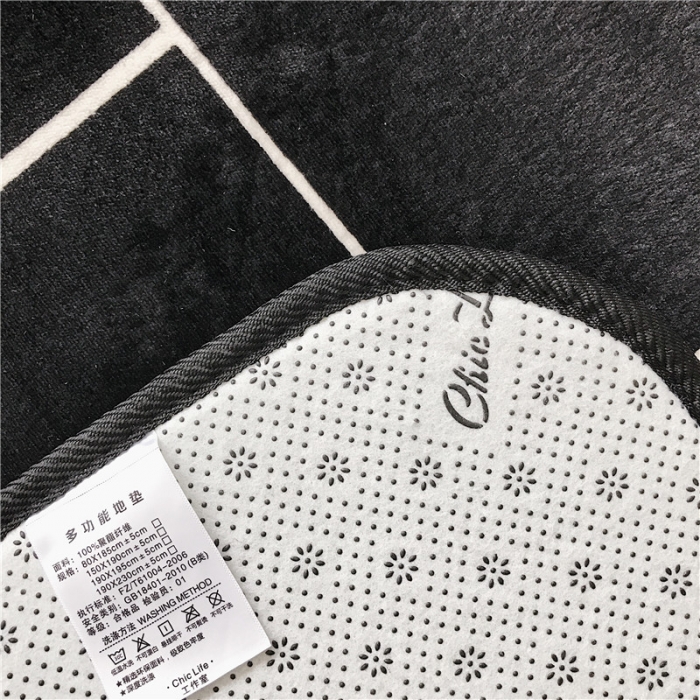 91家纺网 家纺一手货源 找家纺 昔可家纺 9月份新花色地垫 砖块